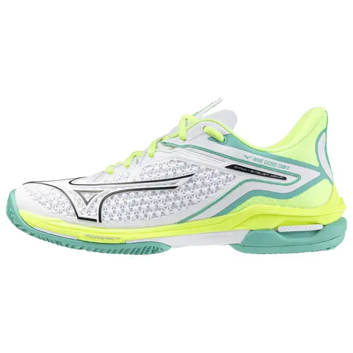 Mizuno Wave Exceed Tour 6 CC Women White/Black/Mizuno Lime