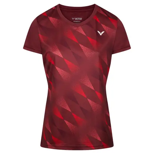 Victor T-44102 D Women T-shirt Red