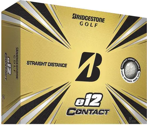 Bridgestone E12 Contact Logobolde - Hvid