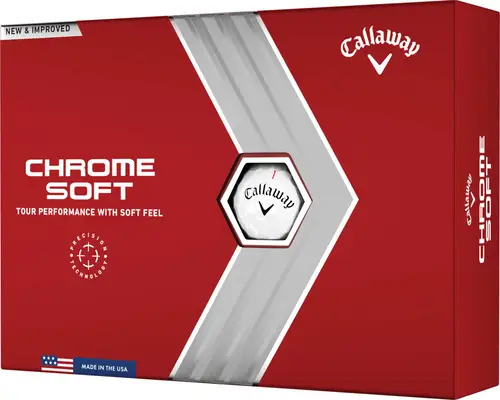 Callaway Chrome Soft (2022) Golfbolde - White