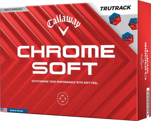 Callaway Chrome Soft Tru Track (2024) Golfbolde - White