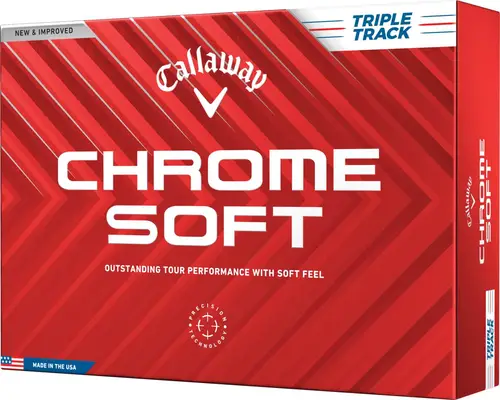 Callaway Chrome Soft Triple Track (2024) Golfbolde - White