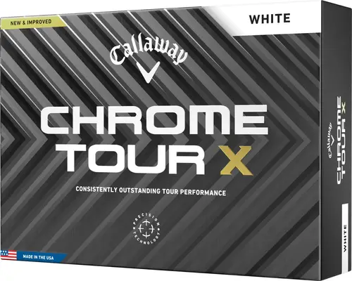 Callaway Chrome Tour X (2024) Golfbolde - White