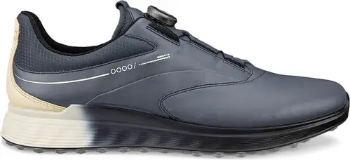 Ecco S-Three (2023) BOA Vandtætte Herre Golfsko Uden Spikes - Ombre/Sand - Str. 39 Normal