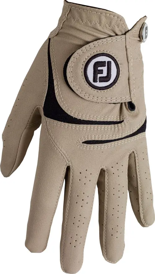 Footjoy Weathersof Syntetisk Dame Golfhandske - Taupe - Venstre - Str. L