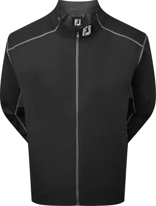 Footjoy Full-Zip Windshirt Herre Jakke - Black With Charcoal - Str. M