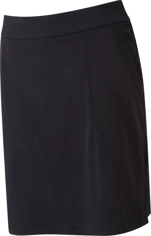 Footjoy Interlock Solid Skort - Long Dame Nederdel - Black - Str. L / Lang