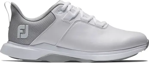 Footjoy ProLite Vandtætte Dame Golfsko Uden Spikes - White/Grey - Str. 35 Normal