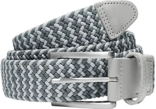 Puma Braided Weave Herre Bælte - Ash Gray/Slate Sky - Str. L-XL