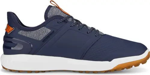 Puma Ignite Elevate Vandtætte Herre Golfsko Uden Spikes - Puma Navy/Puma Silver - Str. 46 Normal