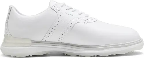 Puma Avant Vandtætte Herre Golfsko Uden Spikes - Puma White/Ash Gray/Puma White - Str. 44 1/2 Normal