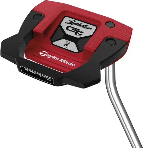 Taylormade Spider GTX Single Bend Neck Herre Putter - Rød - Højre - Str. 34" - Taylormade Pistol GTR 1.0 (2023) 1.0 Grå/Hvid