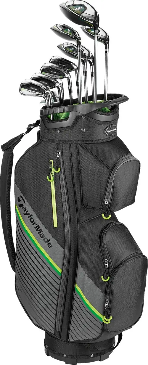 Taylormade RBZ SpeedLite Herre Golfsæt - Black/Green - Venstre - DR, 3FW, 5FW, 4HY, 5HY, 6-9, PW, SW, PUTTER - Taylormade RBZ SpeedLite Senior Grafit