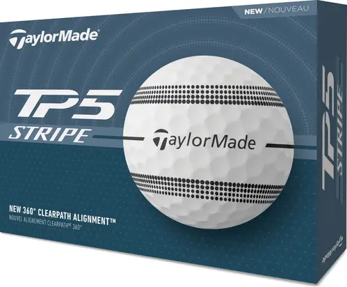 Taylormade TP5 Stripe Golfbolde - Hvid