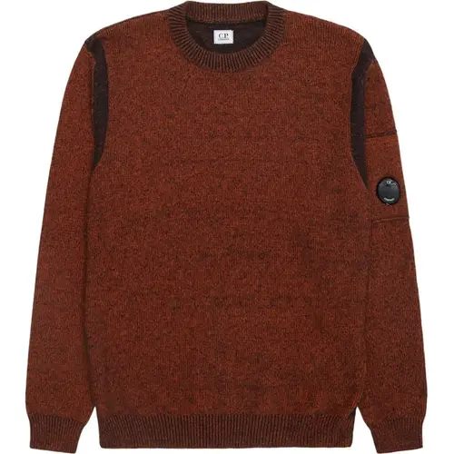 C.p. Company - Fleece Knit Crewneck Vanisé Knit