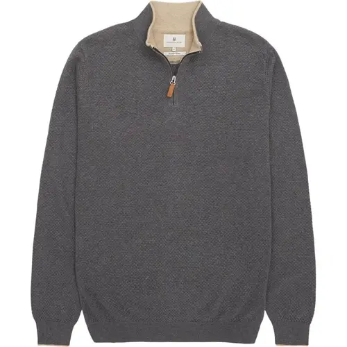 Hansen & Jacob - Half-Zip Diamond Strik