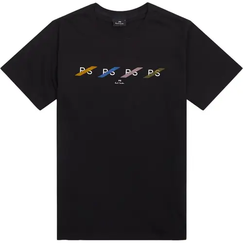 Ps By Paul Smith - 011R-PP5082 REG FIT T SHIRT PS ROW MULT T-shirts