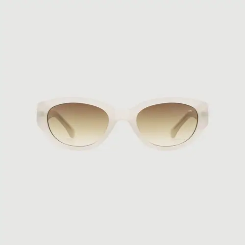 WINNIE, cream bone sunglasses, solbrille i creme