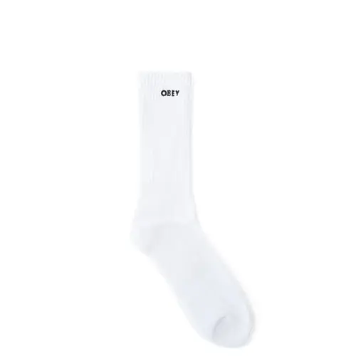 Obey Obey Bold Socks Hvid