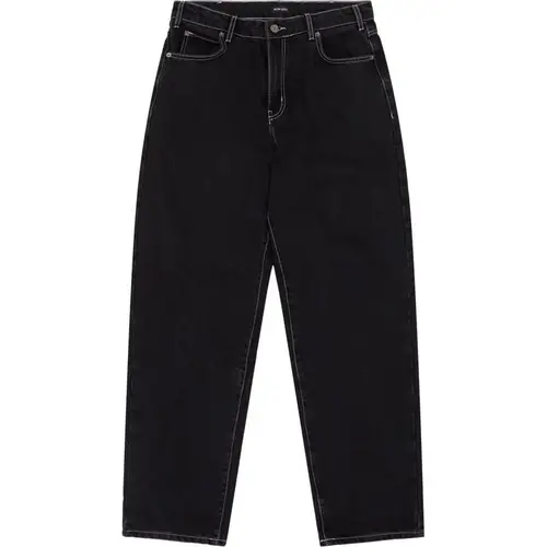 Non-sens Alaska Mid Black Jeans Sort