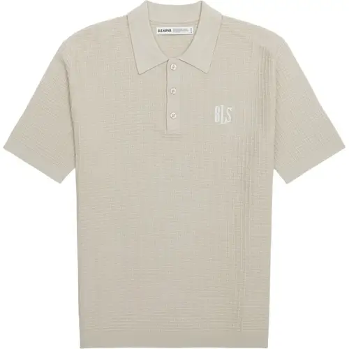 Bls Wilkins Knit Polo 202403072 T-shirt Sand