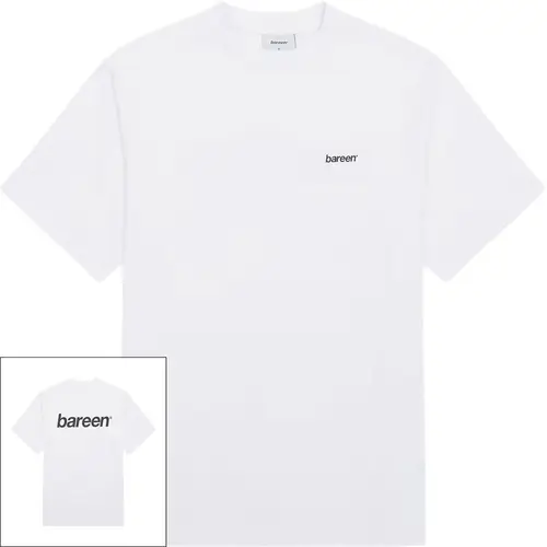 Bareen Bard Box Fit Heavy Tee White