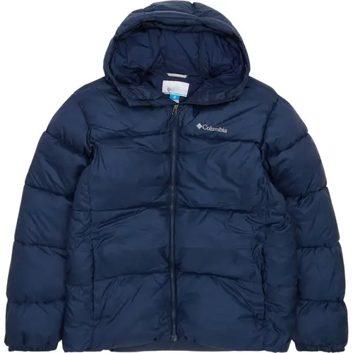 Columbia Puffect Ii Hooded Jakke Collegiate Navy