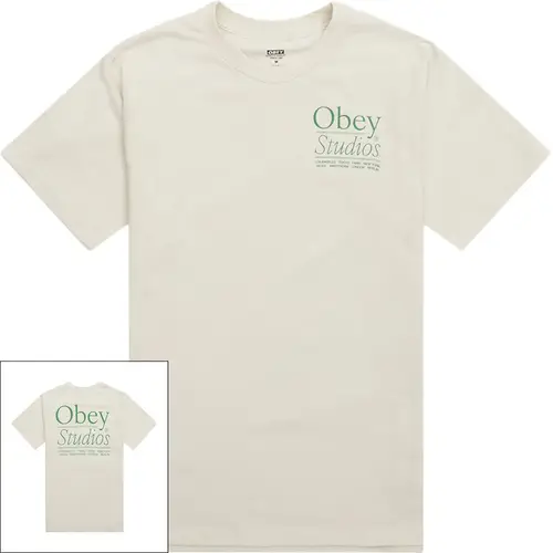 Obey Obey Studios Tee Sand