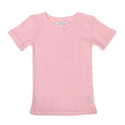 Pixie Ss Blouse Kids Rosa 98/104