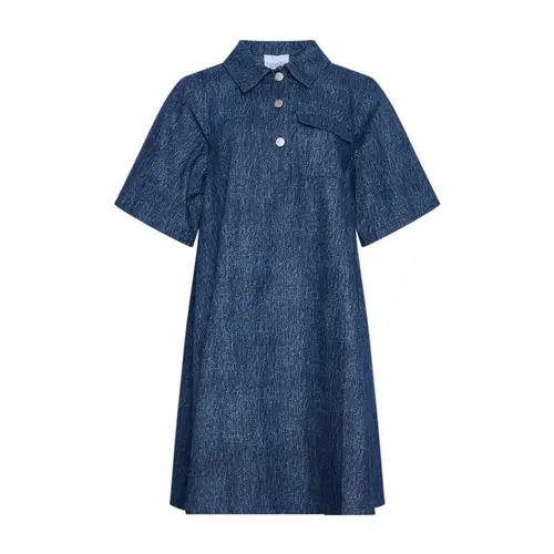 Jozie Dress Blue Snow Wash XS