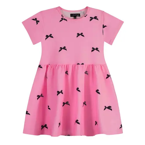 Alma Kids Babydoll Dress Pink Bow 86/92