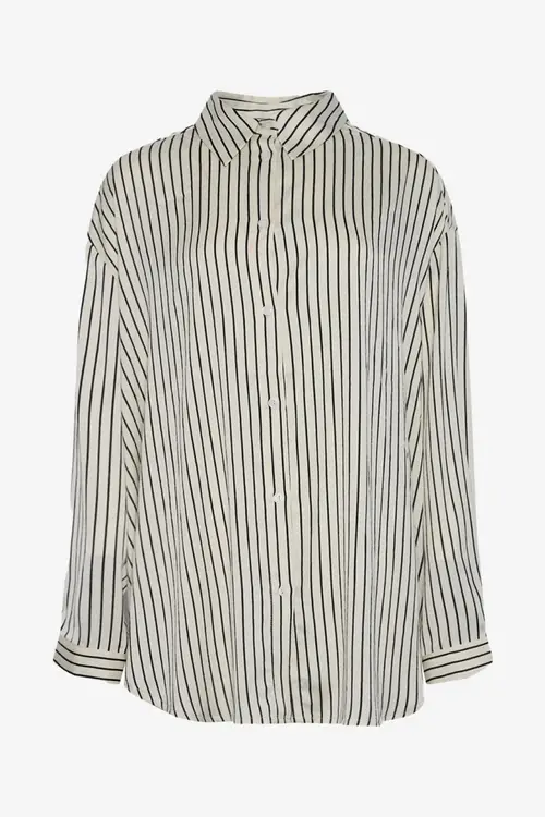 Suri Shirt Taya Creme Stripe XS