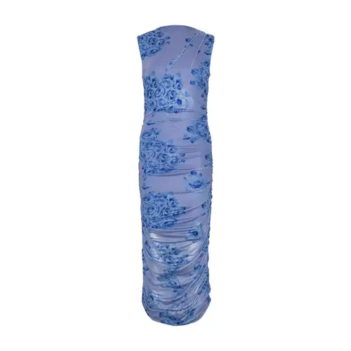 Sutton Dress Tobi Blue Print S