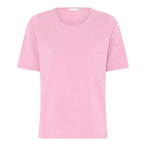 Micha Basic T-shirt med nitter