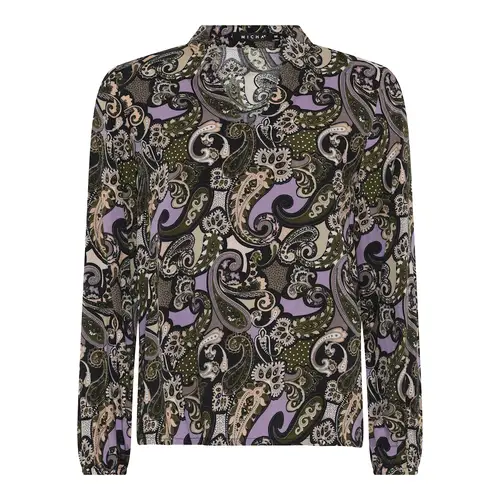 Micha bluse med Paisley Viscose Print