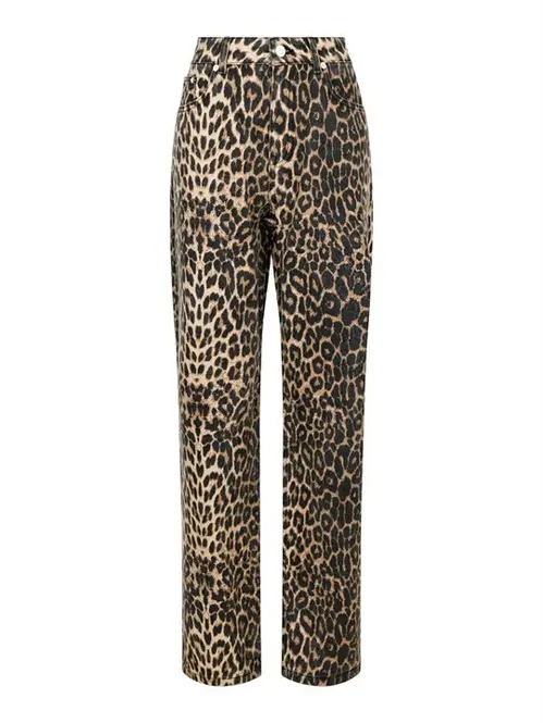 Neo Noir - Simona Leopard Pants - Leopard