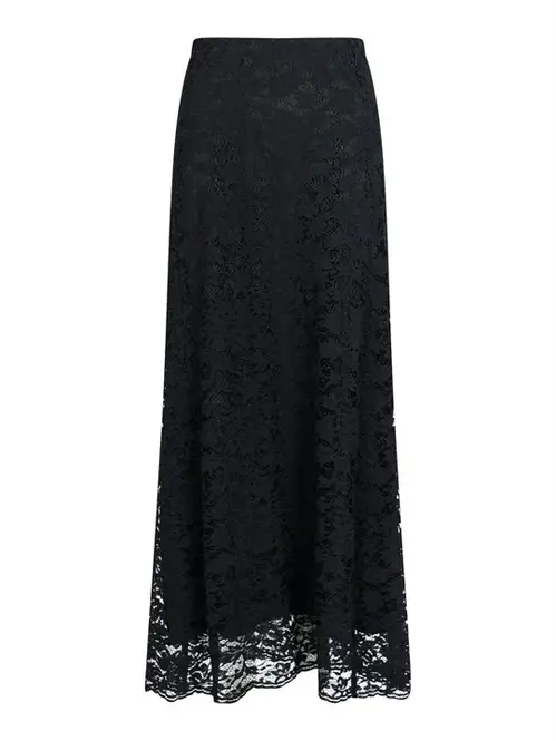 Neo Noir - Vicky Lace Skirt - Sort