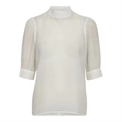 Co' Couture - Orion Organza Blouse - White