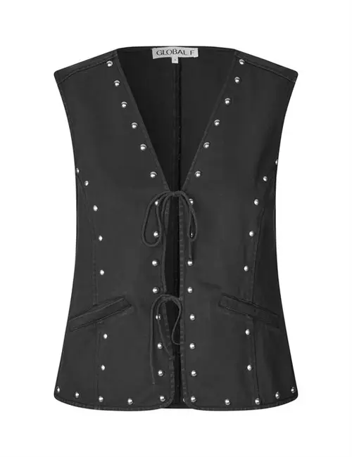 Global Funk - Filluca Vest - Washed Black