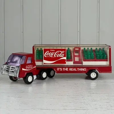 Retro modellastbil Coca-Cola