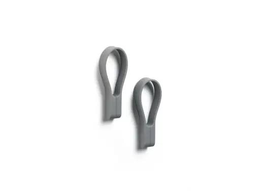 Zone Denmark Loop magnet Håndklædestrop 9 cm 2 stk.-Grey