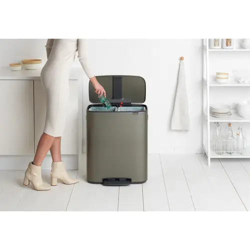 Bo Pedalspand 2 x 30 L.-  Platinum - Brabantia