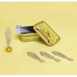 Balvi SnackÂ fork, Sardines, X6, Tin - Køkkenredskaber