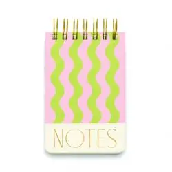 Designworks Ink Spiral Notebook Twin Wire Wave - Notesbog