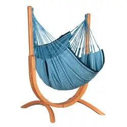 LA SIESTA Udine Organic (comfort, Blue Zebra, Nature, Eucalyptus) - Hængekøje