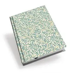 Customworks Notebook A6 Morris Modern Willow Bough - Turquoise - Notesbog