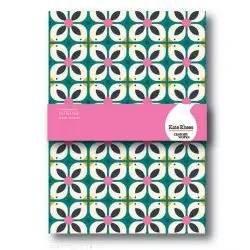 Customworks Notepad A5 Tile Motif With Birds - Notesblok