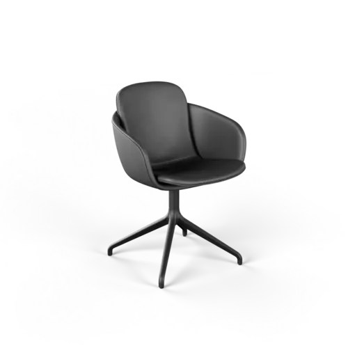 Chair no. One S2 Black Swivel