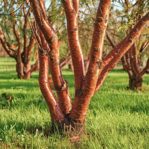 Tibetansk Kirsebær - Prunus serrula buskformet 100-125 cm