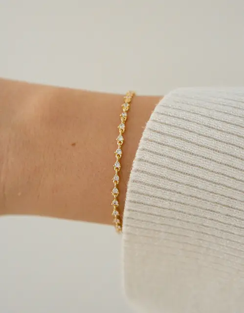 Belle - Guld armbånd